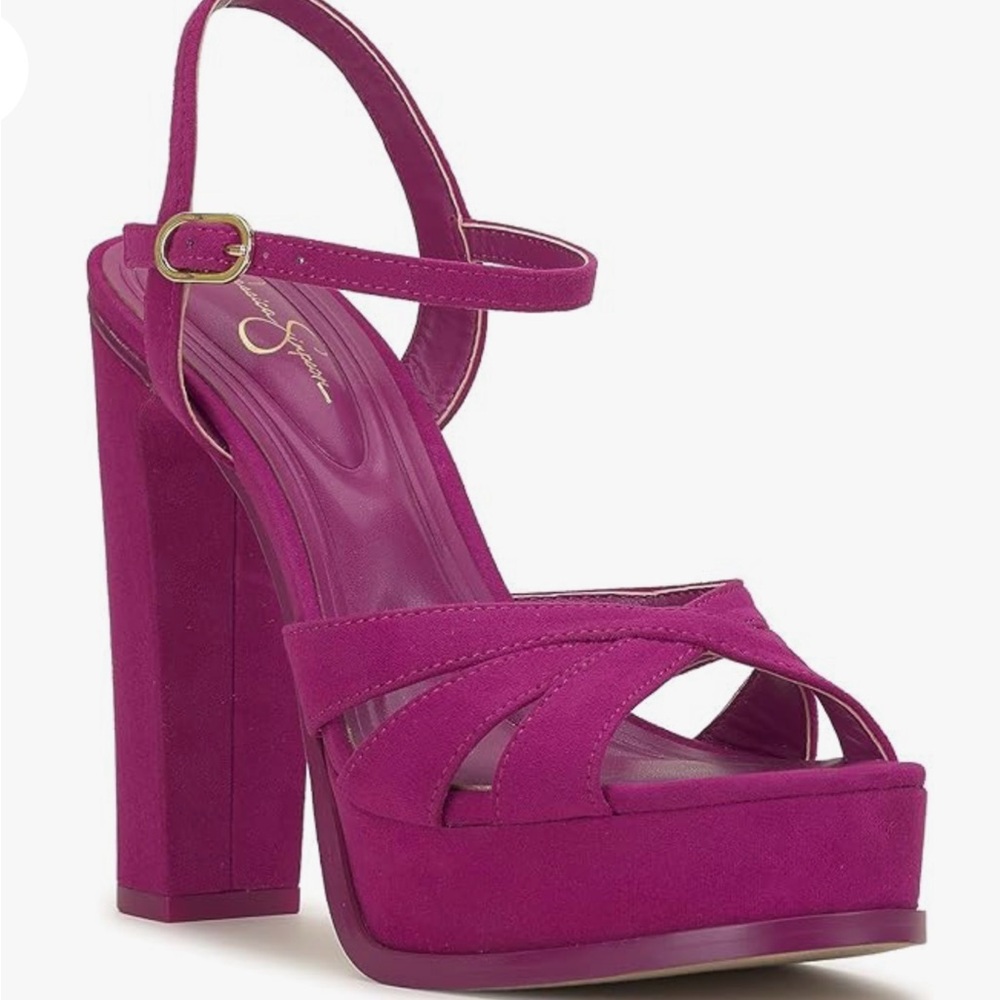 JESSICA SIMPSON Berry Blast Women's Giddings Sandal with Heel